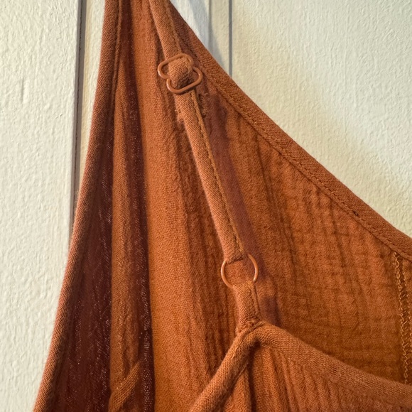 Steve Madden Rust-Brown Spaghetti Strap Maxi Dress - Picture 3 of 8